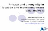 Privacy and anonymity in location and movement-aware data ...
