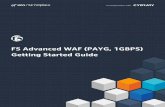 F5 Advanced WAF (PAYG, 1GBPS) Getting Started Guide