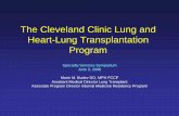 The Cleveland Clinic Lung and Heart-Lung Transplantation ...