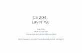 CS 204: Layering