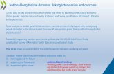 National longitudinal datasets: linking intervention and ...