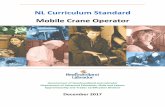NL Curriculum Standard Mobile Crane Operator