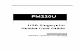 User Guild for FM220 on Windows OS - Startek Eng