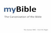 The Canonization of the Bible - Anchored Resources