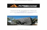 Technical & Installation Manual - Alpine Stone