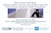 When School Starts Back: Helping students and your own ...