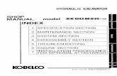 Kobelco SK80MSR-1E Crawler Excavator Service Repair Manual (LF03-01280 ～)
