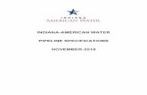 INDIANA-AMERICAN WATER PIPELINE SPECIFICATIONS …