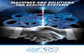 MACHINES AND SOLUTIONS FOR SEALING SYSTEMS