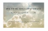 Genesis 1 – 4