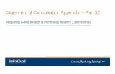 Statement of Consultation Appendix Part 10