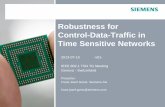Robustness for Control-Data-Traffic in Time Sensitive Networks