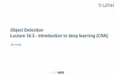 Object Detection Lecture 10.3 - Introduction to deep ...