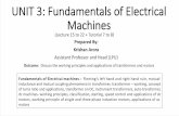 UNIT 3: Fundamentals of Electrical Machines