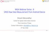 MGA Webinar Series : 8 GNSS Raw Data Measurement from ...
