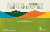 SucceSSion Planning & leaderShiP TranSiTion