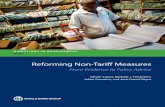 Reforming Non-Tariff Measures - World Bank