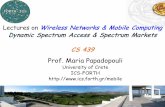 Lectures on Wireless Networks & Mobile Computing Dynamic ...