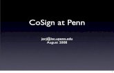 CoSign at Penn