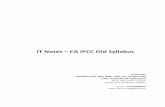 IT Notes – CA IPCC Old Syllabus