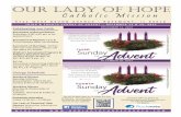 OUR LADY OF HOPE - eChurch Bulletins