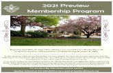 2021 Preview Membership Program