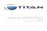 Programmers' Technical Reference Guide for the TITAN TTCN ...