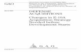 GAO-05-273 Defense Acquisitions: Changes in E-10A ...