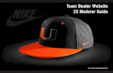 Team Dealer Website 3D Modeler Guide - Nike Team Sports