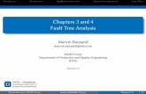 Chapters 3 and 4 Fault Tree Analysis