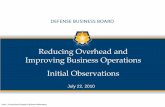 Reducing Overhead and Improving Business Operations ...