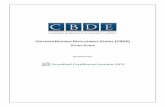 CERTIFIED BUSINESS DEVELOPMENT EXPERT (CBDE)