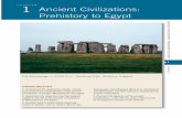 ch AP ter 1 Ancient Civilizations: Prehistory to Egypt