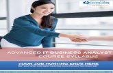 ADVANCED IT BUSINESS ANALYST