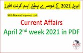 With New and Improved Look Current Affairs April 2nd week ...
