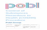 Control of Substances Hazardous to Health (COSHH) Procedure