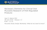 Necessary Elements for Clinical Oral Mucositis Research of ...