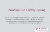 Autoclave Use & Safety Training
