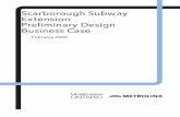 Scarborough Subway Extension Preliminary Design Business Case