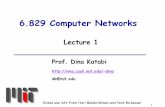 6.829 Computer Networks - Networks and Mobile Systems