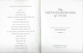 The METAMORPHOSE§ of OVID