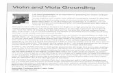 Violin Viola Grounding - University of Adelaide