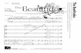 The Beatitudes Phillips SATB and organ Craig The ...