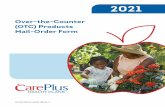2021 CarePlus Over-the-Counter (OTC) Products Mail-Order Form