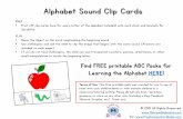 Alphabet Sound Clip Cards - Free Homeschool Deals