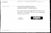 GGD-92-19 Depository Institutions: Contracting Practices ...