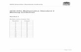 2020 HSC Mathematics Standard 2 Marking Guidelines