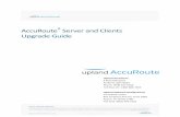 AccuRoute Server and Clients Upgrade Guide