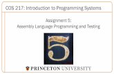 Assignment 5: Assembly Language