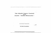 THE WORLD PEACE COUNCIL AND SOVIET ACTIVE MEASURES